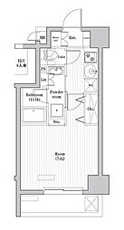 レジデンス北大塚 4階1Kの間取り