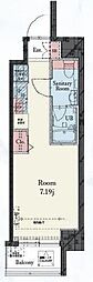 Residence IRUMA ワンルームの間取図画像