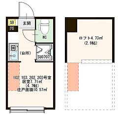 物件の間取り