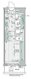 ブライズ高円寺 1Kの間取図画像