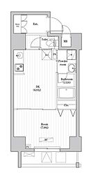 CREATIF押上 1DKの間取図画像