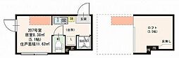 ハーモニーテラス志茂15 ワンルームの間取図画像
