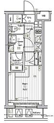 THEPREMIUMCUBEGOSAKI 1Kの間取図画像
