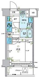 LEXE梶ヶ谷 1Kの間取図画像