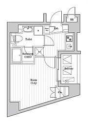 オーパスホームズ大泉学園2 1Kの間取図画像