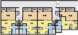 仮)志村Solana Link 1DKの間取図画像