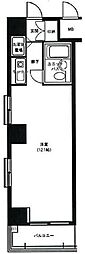 藤和ハイタウン新宿 ワンルームの間取図画像