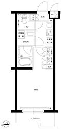 ルーブル新高島平 1Kの間取図画像