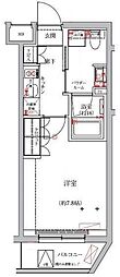 セジョリ板橋坂下2 1Kの間取図画像
