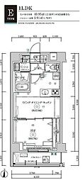 RELUXIA森下II 1LDKの間取図画像