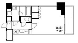 クレヴィスタ大島1 1Kの間取図画像