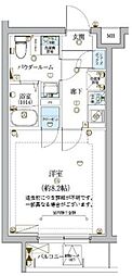大田区蒲田1丁目マンション ワンルームの間取図画像