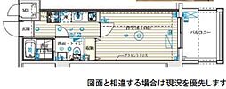 Bシティー高田馬場アライブ 1Kの間取図画像