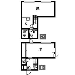 ザクラスグランドレジデンス 1LDKの間取図画像