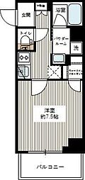アルテシモグランツ 1Kの間取図画像