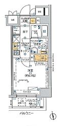 Risingplace綾瀬二番館 1Kの間取図画像