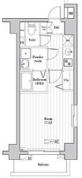 Nステージ西船橋2 1Kの間取図画像