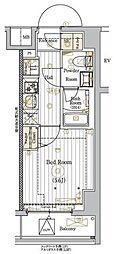 MAXIV川口青木 1Kの間取図画像