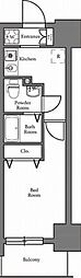 N-stageKumegawa 1Kの間取図画像