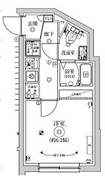 杉並区和田1丁目マンション 1Kの間取図画像