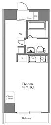 日興パレス文京パート5 ワンルームの間取図画像