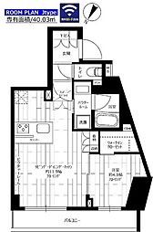 ステージグランデときわ台アジールコート 1LDKの間取図画像