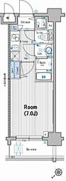 グランド・ガーラ池袋 1Kの間取図画像