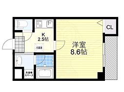 間取図画像 1K