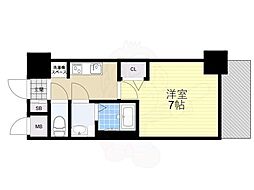 Osaka Metro千日前線 今里駅 徒歩10分の賃貸マンション 10階1Kの間取り