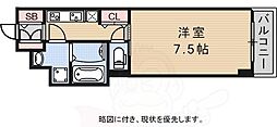 S-RESIDENCE谷町五丁目 1Kの間取図画像