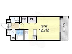 ルシェロ・ノルテ ワンルームの間取図画像