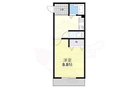 コンフォート布施 1DKの間取図画像