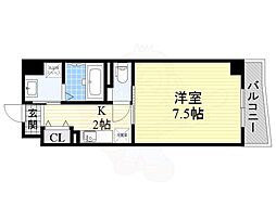 プリムローズ・HY1 1Kの間取図画像