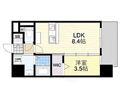 大阪市東成区玉津2丁目マンション 1LDKの間取図画像