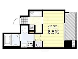 WORLDEYE大阪城EASTADVANCE 1Kの間取図画像