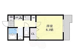 ピュアライズ・諏訪 1Kの間取図画像