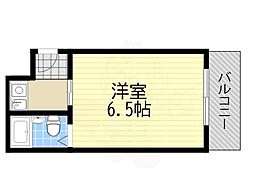 シュライン森ノ宮 1Kの間取図画像