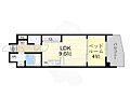 セレッソコート上本町EAST6階9.8万円