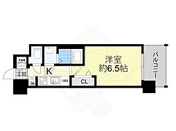 スワンズシティ大阪エスクレア 1Kの間取図画像