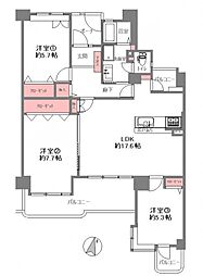 間取図画像 3LDK