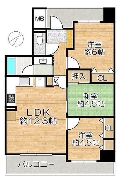 間取り：328000583923