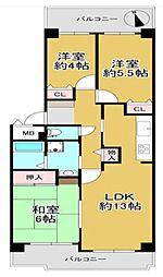 間取図画像 3LDK