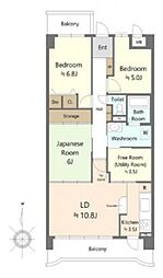 セントポリア神戸運動公園 3SLDKの間取図画像