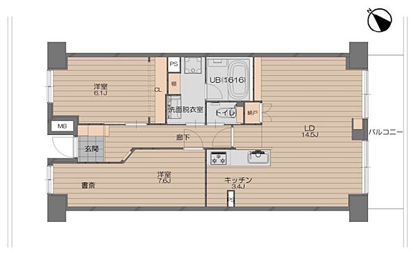 間取りを拡大表示
