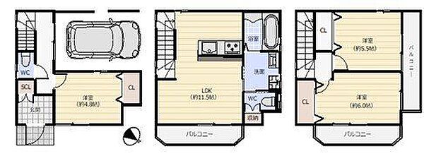 間取り：327001643245