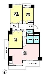 佃第3コーポ 6号棟