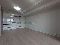 東急池上線 蓮沼駅 徒歩4分の賃貸マンション 4階2DKのリビング/ダイニング