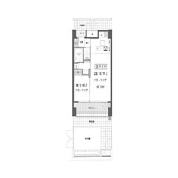 JR京浜東北・根岸線 蒲田駅 徒歩11分の賃貸マンション 1階1LDKの間取り