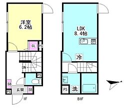 小田急小田原線 東北沢駅 徒歩5分の賃貸マンション 1階1LDKの間取り