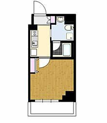JR京浜東北・根岸線 大森駅 徒歩7分の賃貸マンション 3階1Kの間取り
